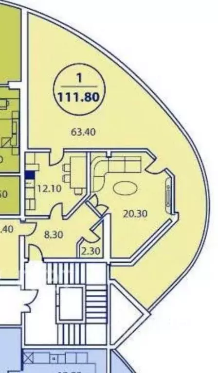 2-к кв. Краснодарский край, Сочи Центральный мкр, ул. Несебрская, 14 ... - Фото 1