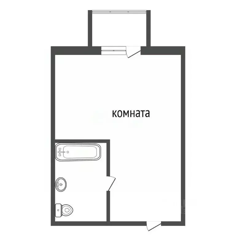 Студия Иркутская область, Иркутск Сибирская ул., 26 (32.4 м) - Фото 2