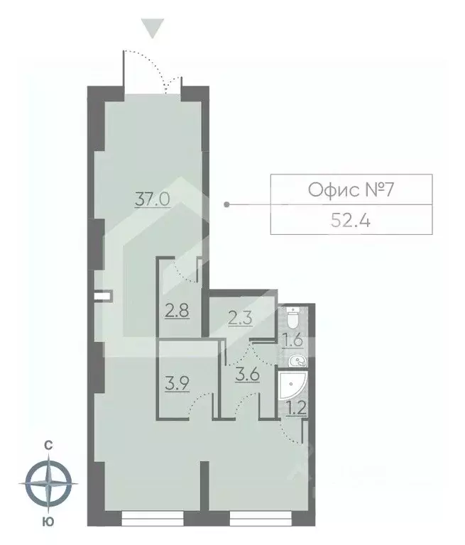 Торговая площадь в Москва Производственная ул., 19Ак2 (52 м) - Фото 2