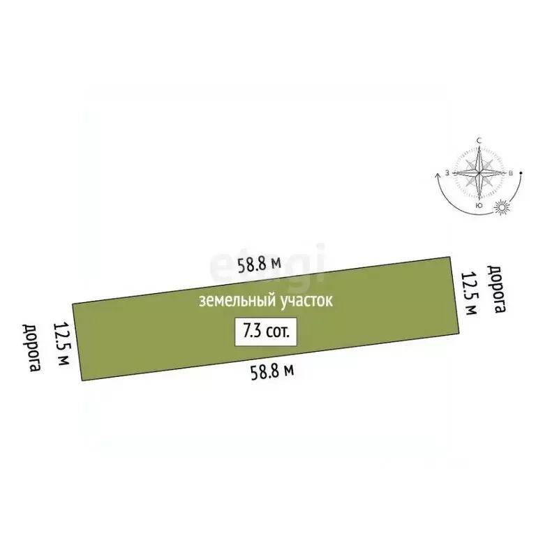 Участок в Свердловская область, Сысертский муниципальный округ, с. ... - Фото 2