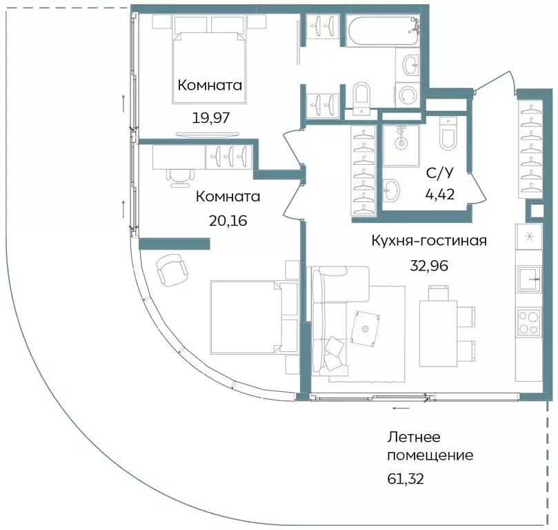 3-к кв. Крым, Саки ул. Морская (138.83 м) - Фото 1
