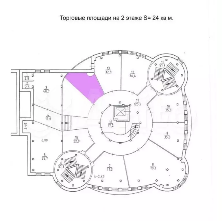 Торговое в ТЦ 24 м2 - Фото 0