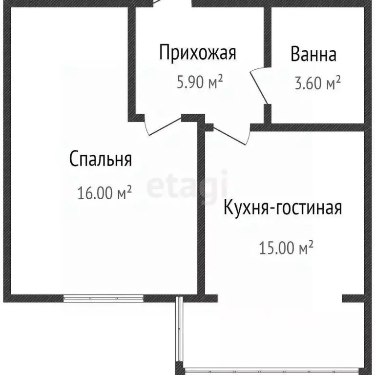 1-к кв. Краснодарский край, Краснодар ул. Им. Героя Яцкова И.В., 8 ... - Фото 1