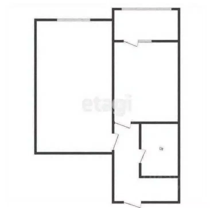 1-к кв. Курская область, Курск ул. Энгельса, 115А/3 (37.5 м) - Фото 2