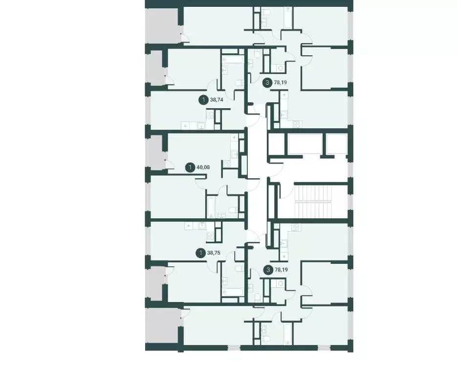 1-к кв. Тюменская область, Тюмень ул. Андрея Приказнова, 7 (38.74 м) - Фото 2