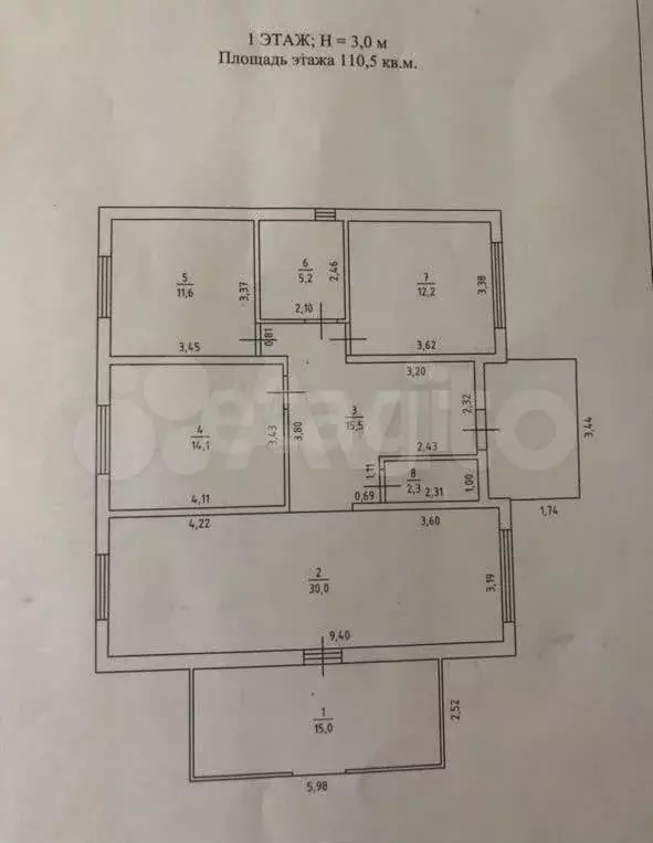 Дом 110 м на участке 5,3 сот. - Фото 0