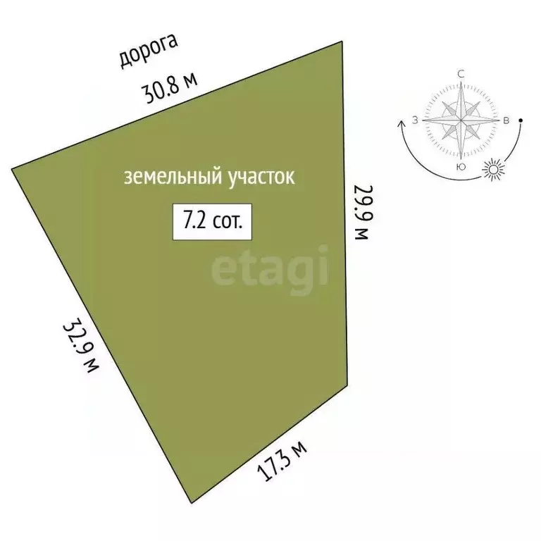 Участок в Тюменская область, Тюменский муниципальный округ, д. Ушакова ... - Фото 1