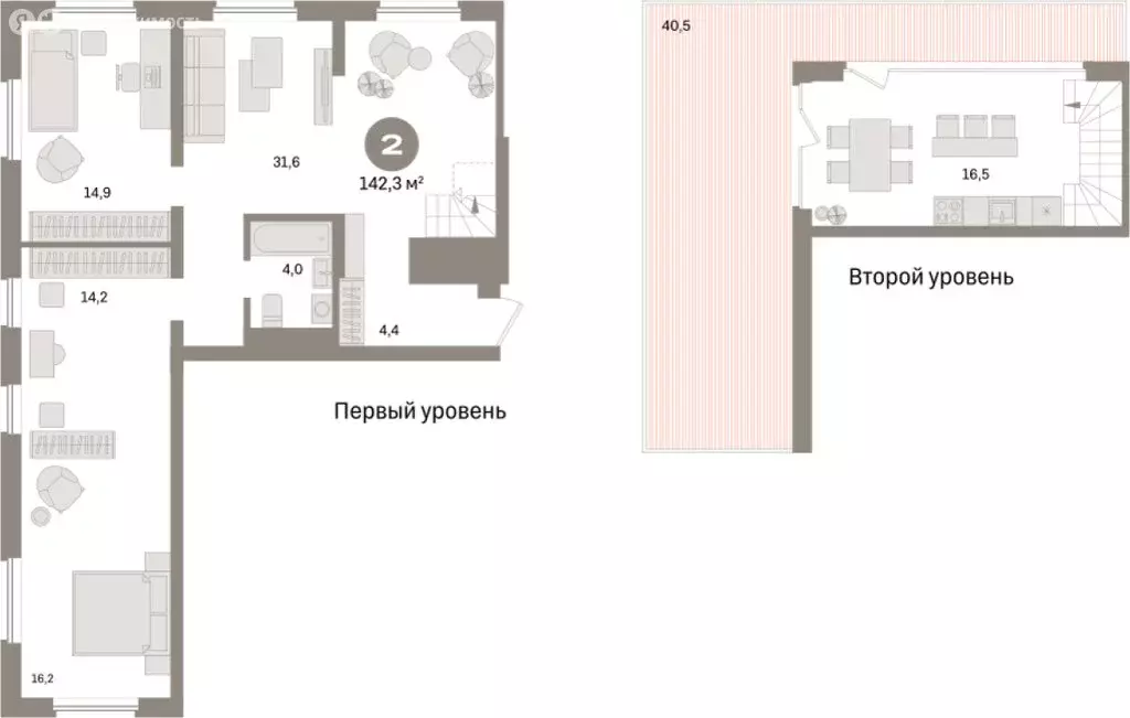 2-комнатная квартира: Екатеринбург, улица Советских Женщин (142.3 м) - Фото 1