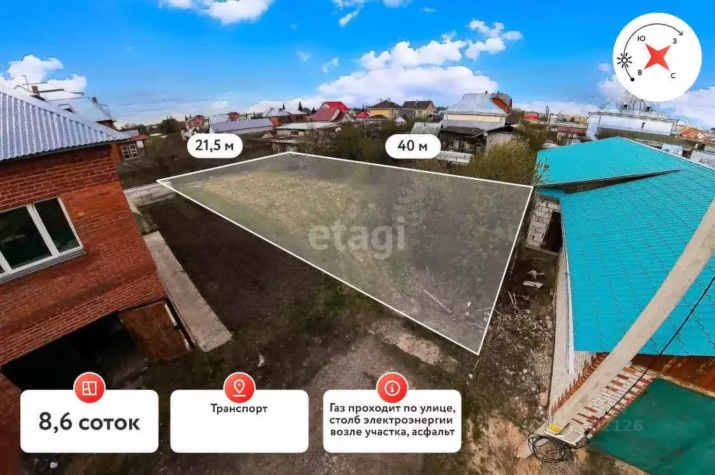 Участок в Тюменская область, Тюменский муниципальный округ, пос. ... - Фото 0