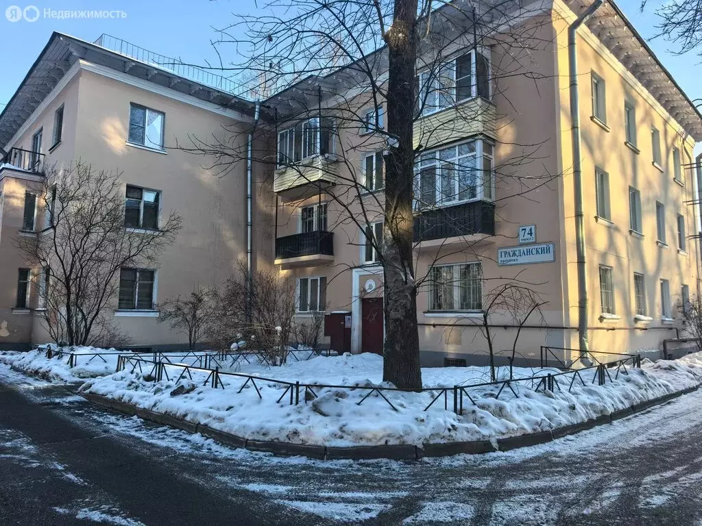 1-комнатная квартира: Санкт-Петербург, Гражданский проспект, 74к2 (30 ... - Фото 2