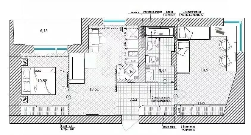 3-к кв. Новосибирская область, Новосибирск Тульская ул., 80 (67.1 м) - Фото 1