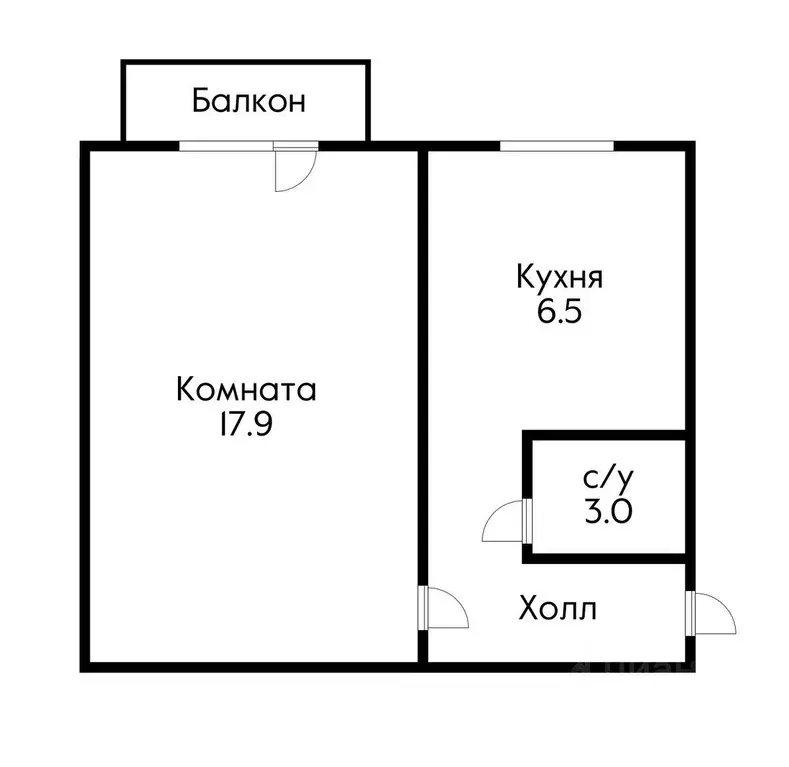 1-к кв. Краснодарский край, Краснодар Станкостроительная ул., 24 (31.4 ... - Фото 1