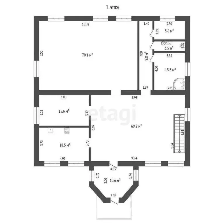 Дом в Тамбов, улица Талалихина (426.4 м) - Фото 1