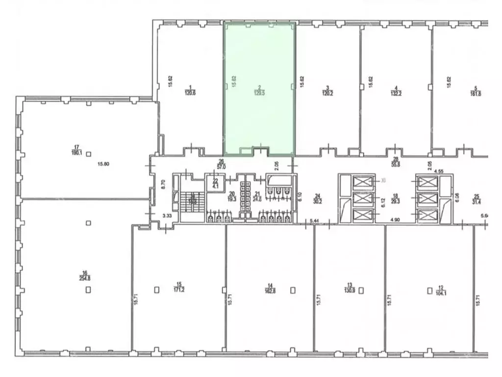 Офис в Москва пер. Нижний Сусальный, 5с17 (130 м) - Фото 2