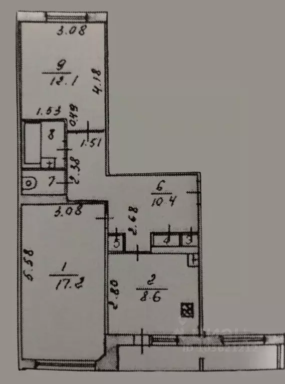 2-к кв. Кировская область, Киров Солнечная ул., 19 (53.4 м) - Фото 1