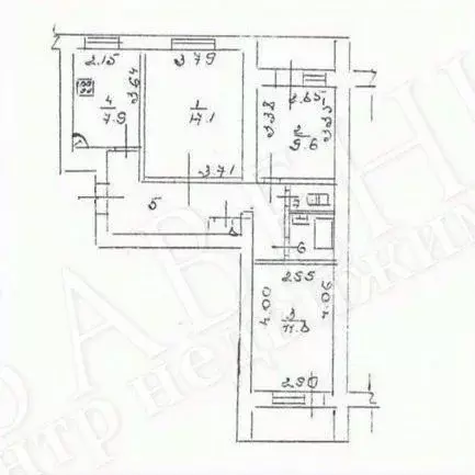 3-к кв. Воронежская область, Воронеж ул. Димитрова, 79 (70.0 м) - Фото 1