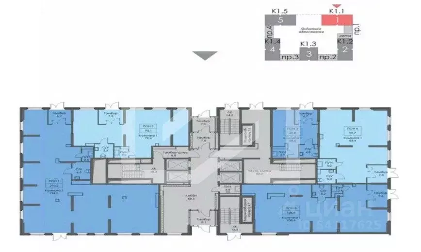 Помещение свободного назначения в Москва Амурская ул., 2к1 (43 м) - Фото 2
