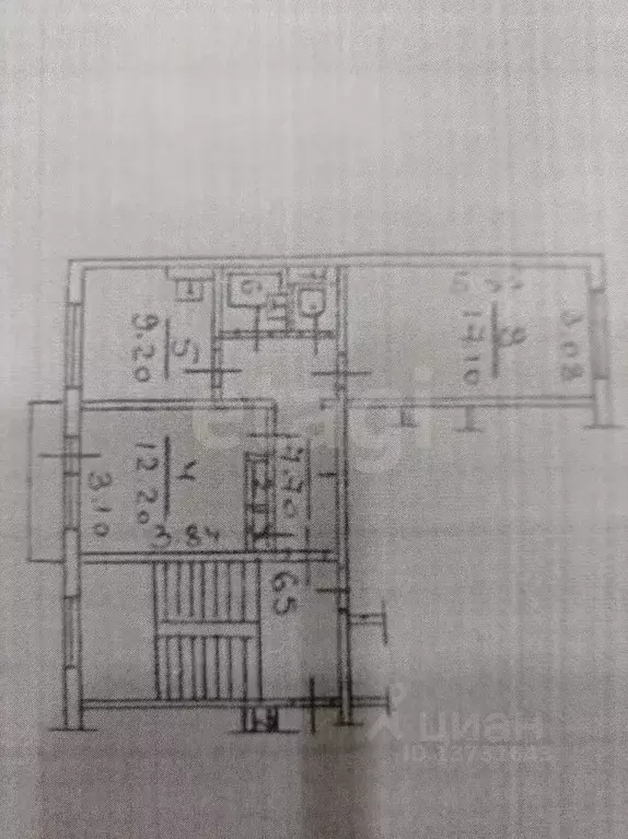 2-к кв. Псковская область, Остров Коммунистическая ул., 3 (49.9 м) - Фото 2