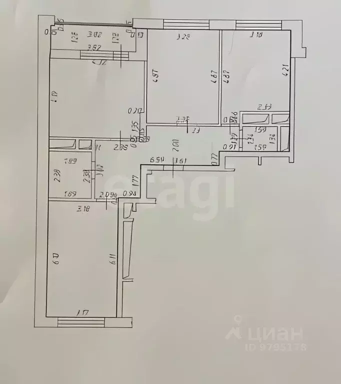3-к кв. Татарстан, Казань ул. Галимджана Баруди, 20А (88.2 м) - Фото 1