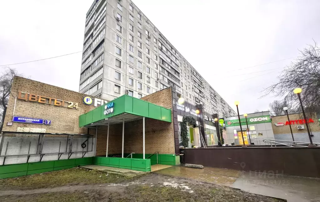 2-к кв. Москва Мурановская ул., 7 (45.0 м) - Фото 1