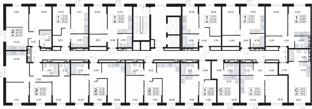 3-к кв. Приморский край, Владивосток Катерная ул., 31/2 (67.12 м) - Фото 2