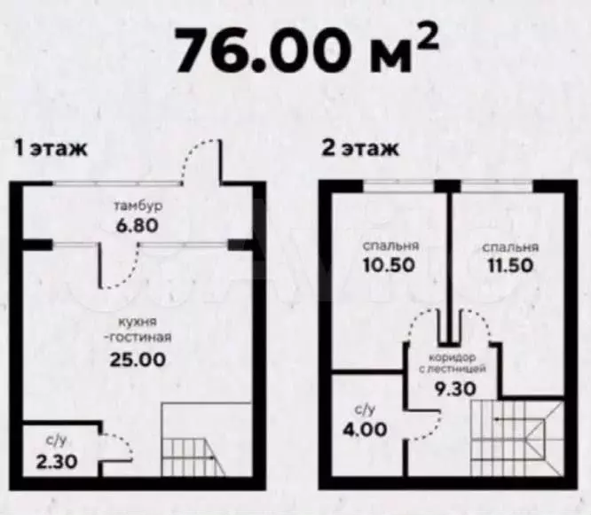 Таунхаус 76 м на участке 1 сот. - Фото 0