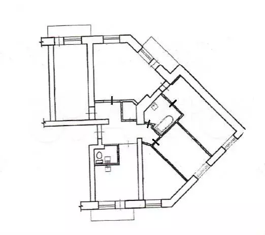 5-к. квартира, 89,1 м, 3/4 эт. - Фото 0