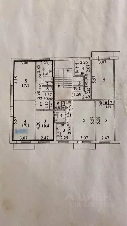 3-к кв. Липецкая область, Липецк ул. Германа Титова, 4/2 (60.8 м) - Фото 1