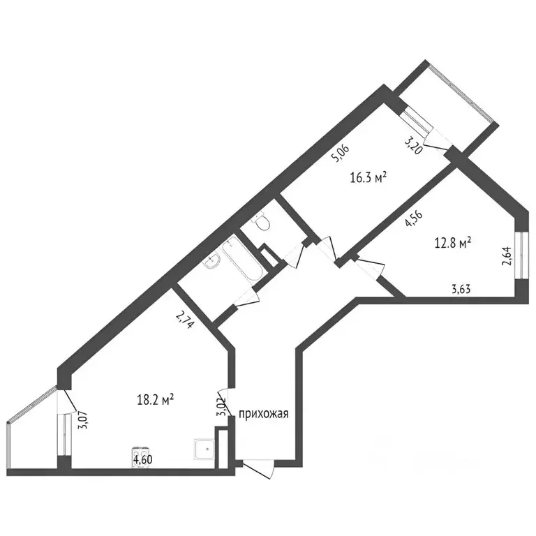3-к кв. Ханты-Мансийский АО, Нижневартовск ул. Ленина, 31 (80.0 м) - Фото 2