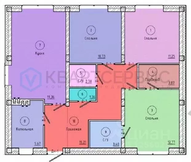 Дом в Омская область, Омский район, с. Пушкино ул. Шостаковича (90 м) - Фото 2