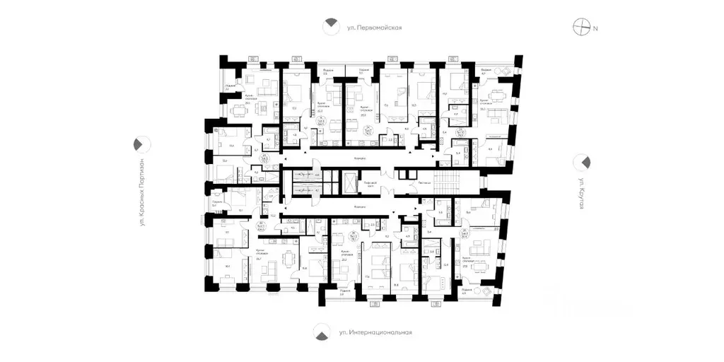 1-к кв. Коми, Сыктывкар Крутая ул., 2 (52.4 м) - Фото 2
