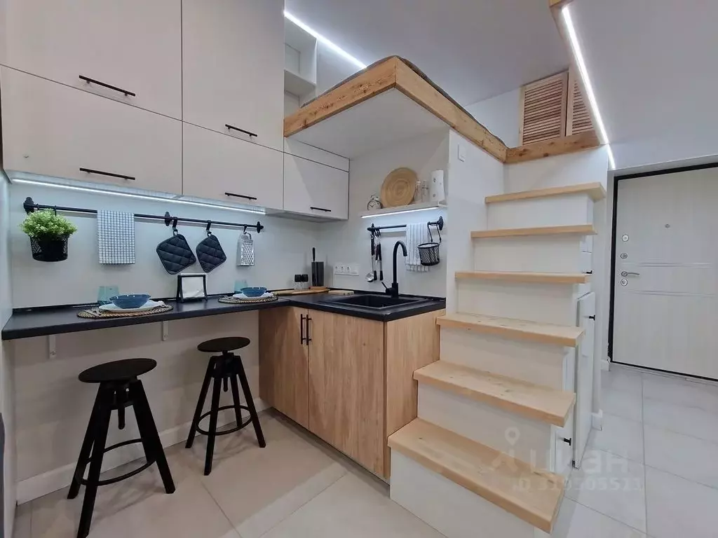 Студия Краснодарский край, Анапа Пионерский просп., 20 (21.0 м) - Фото 0