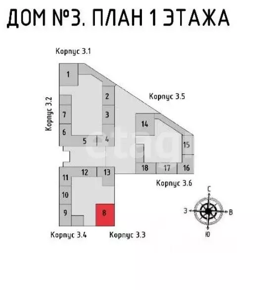 Помещение свободного назначения в Москва № 160 кв-л, 1Вк4 (80 м) - Фото 1