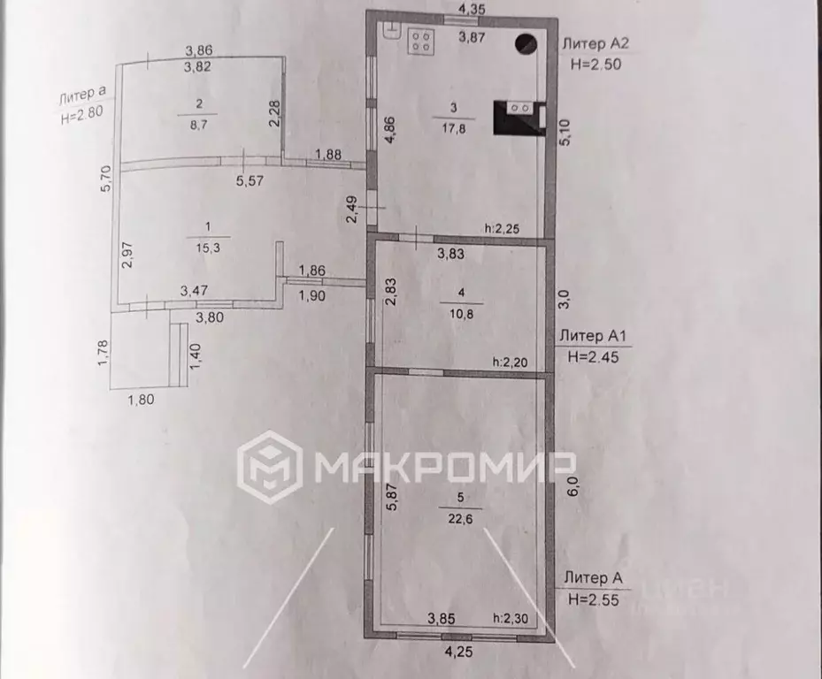 Дом в Челябинская область, Челябинск Пятигорская ул., 8 (75 м) - Фото 1