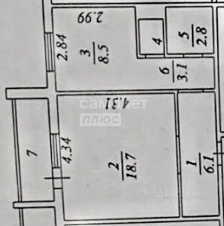 1-к кв. Ямало-Ненецкий АО, Ноябрьск Советская ул., 88 (40.3 м) - Фото 1