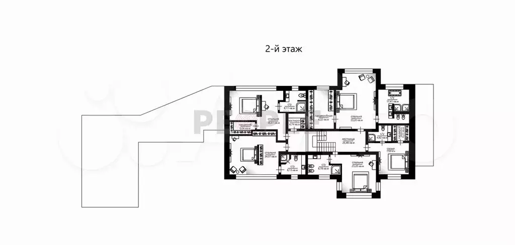 Дом 750 м на участке 40 сот. - Фото 1