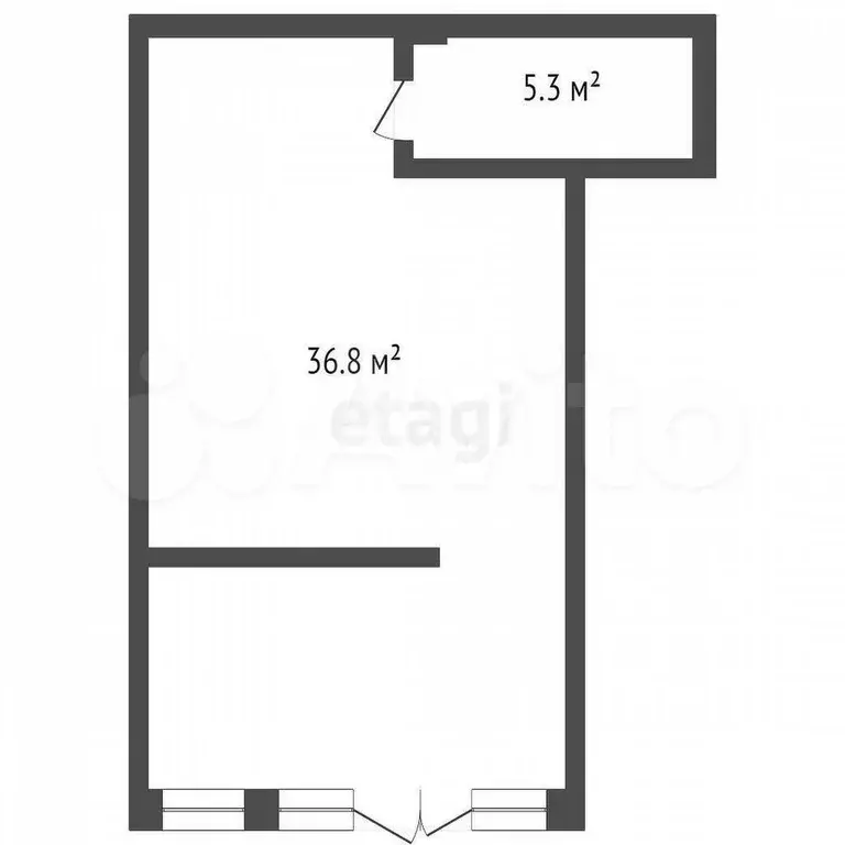 Продам помещение свободного назначения, 42.2 м - Фото 0