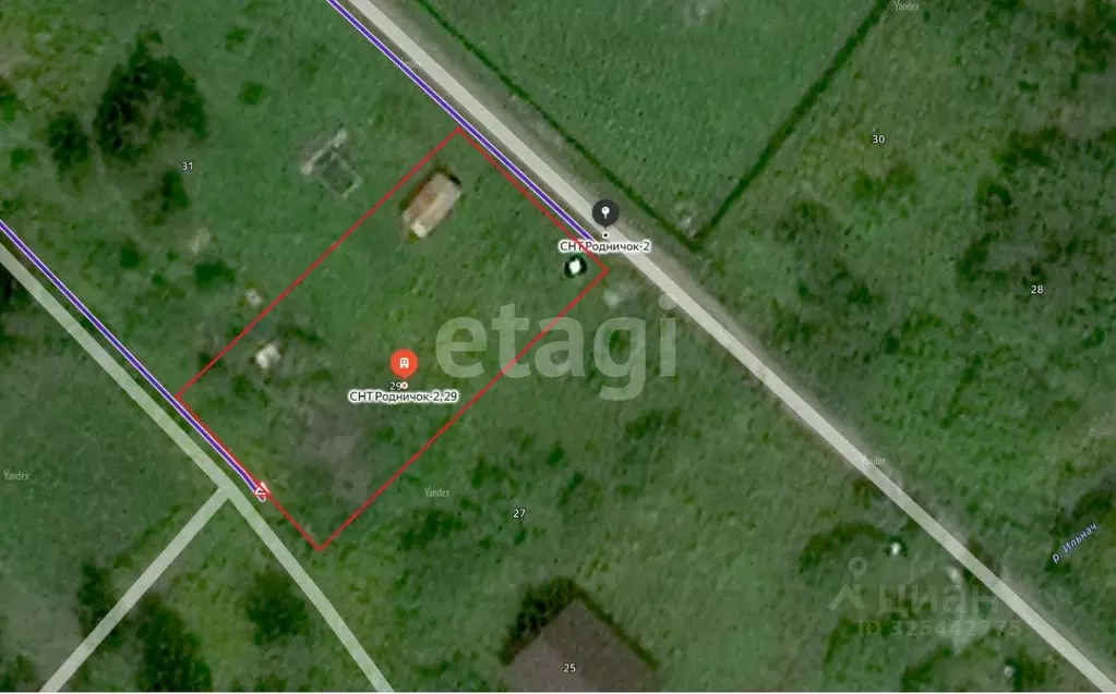 Участок в Башкортостан, Уфа Родничок-2 СНТ,  (8.5 сот.) - Фото 1