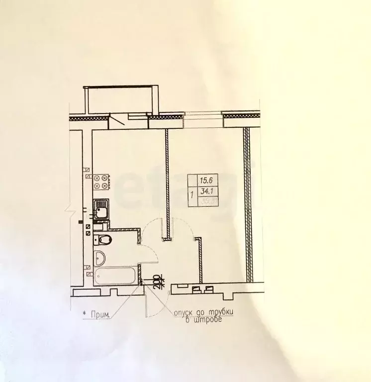 1-к кв. Татарстан, Пестречинский район, Кощаковское с/пос, д. Царево ... - Фото 2