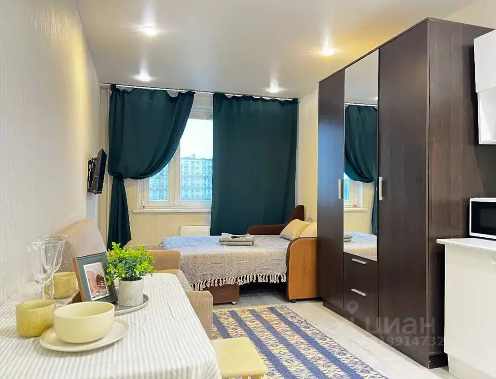 Студия Московская область, Ленинский городской округ, Лопатино пгт ул. ... - Фото 1