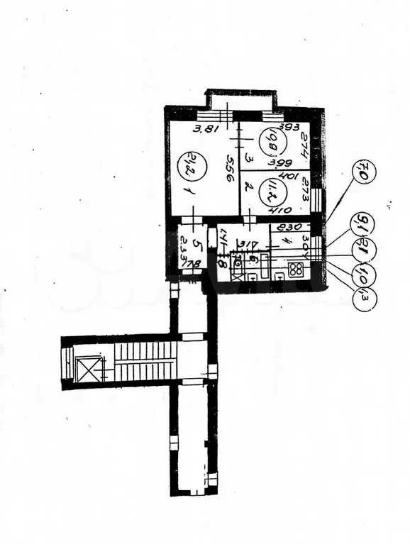 3-к. квартира, 63,8 м, 5/9 эт. - Фото 0