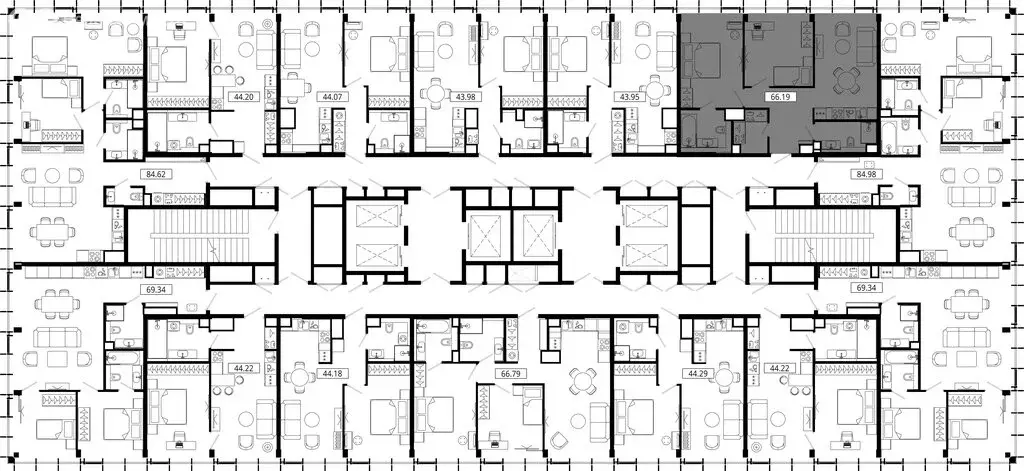 2-комнатная квартира: Москва, 4-я улица Марьиной Рощи, 12к1 (65.3 м) - Фото 1