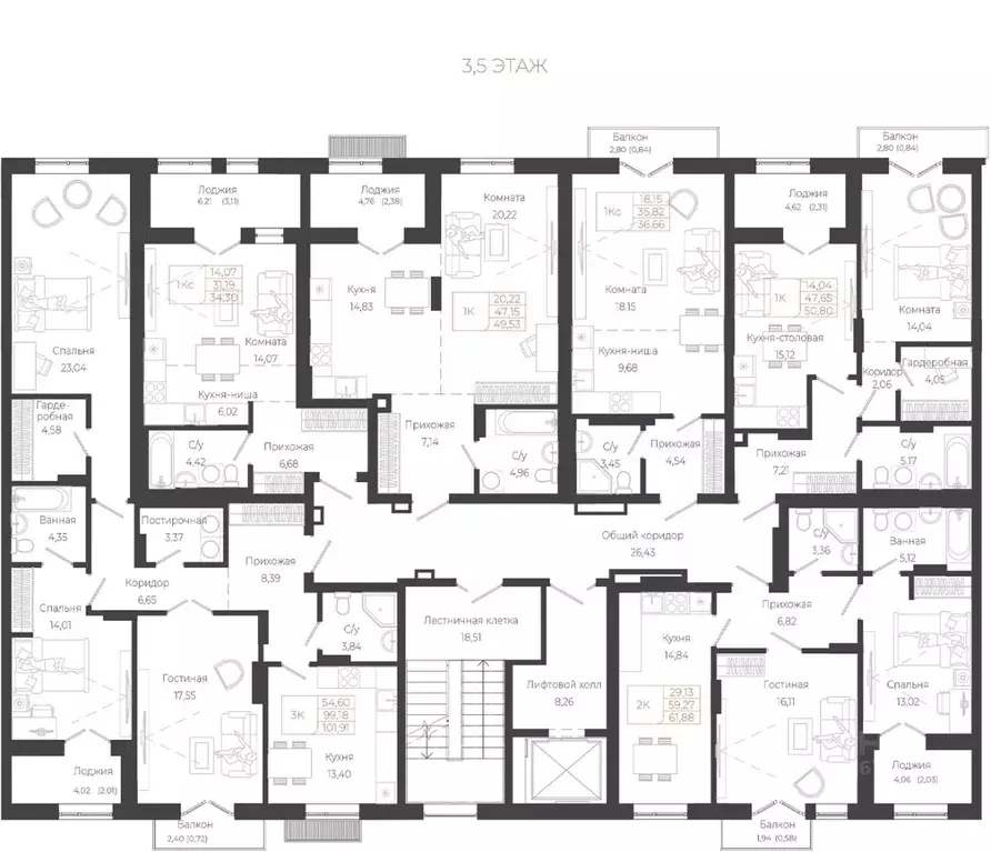 3-к кв. Алтай, Майминский район, с. Майма ул. Энергетиков (101.91 м) - Фото 2