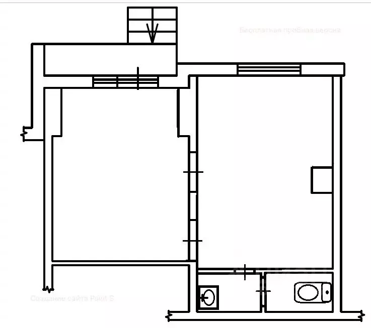 Торговая площадь в Москва Дубнинская ул., 37К1 (33 м) - Фото 1