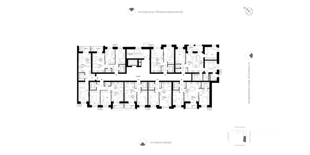 2-к кв. Коми, Сыктывкар Интернациональная ул., 200 (69.6 м) - Фото 2