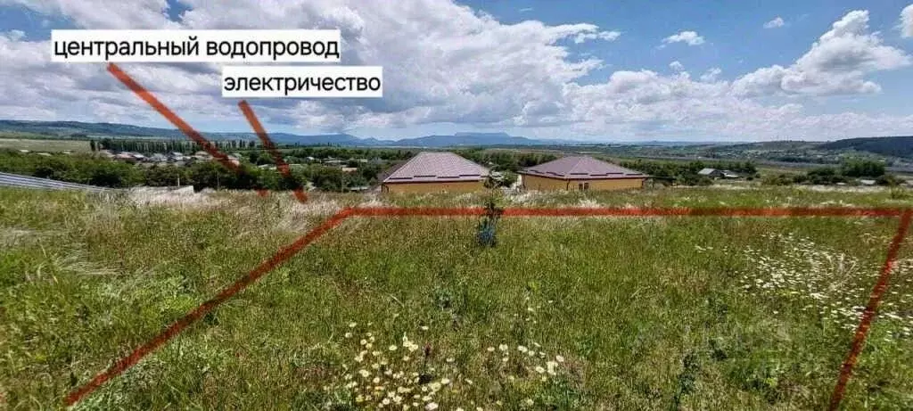 Участок в Крым, Симферопольский район, Трудовское с/пос, с. Ивановка ... - Фото 1