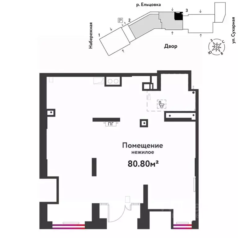 Торговая площадь в Новосибирская область, Новосибирск Сухарная ул., ... - Фото 1