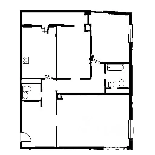 3-к кв. Москва проезд Березовой Рощи, 12 (120.0 м) - Фото 2