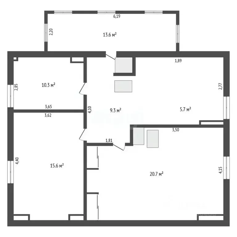 Дом в Амурская область, Благовещенск пос. Моховая Падь, ул. ... - Фото 2