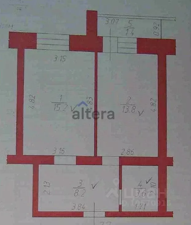1-к кв. Татарстан, Казань ул. Аделя Кутуя, 44а (40.8 м) - Фото 2